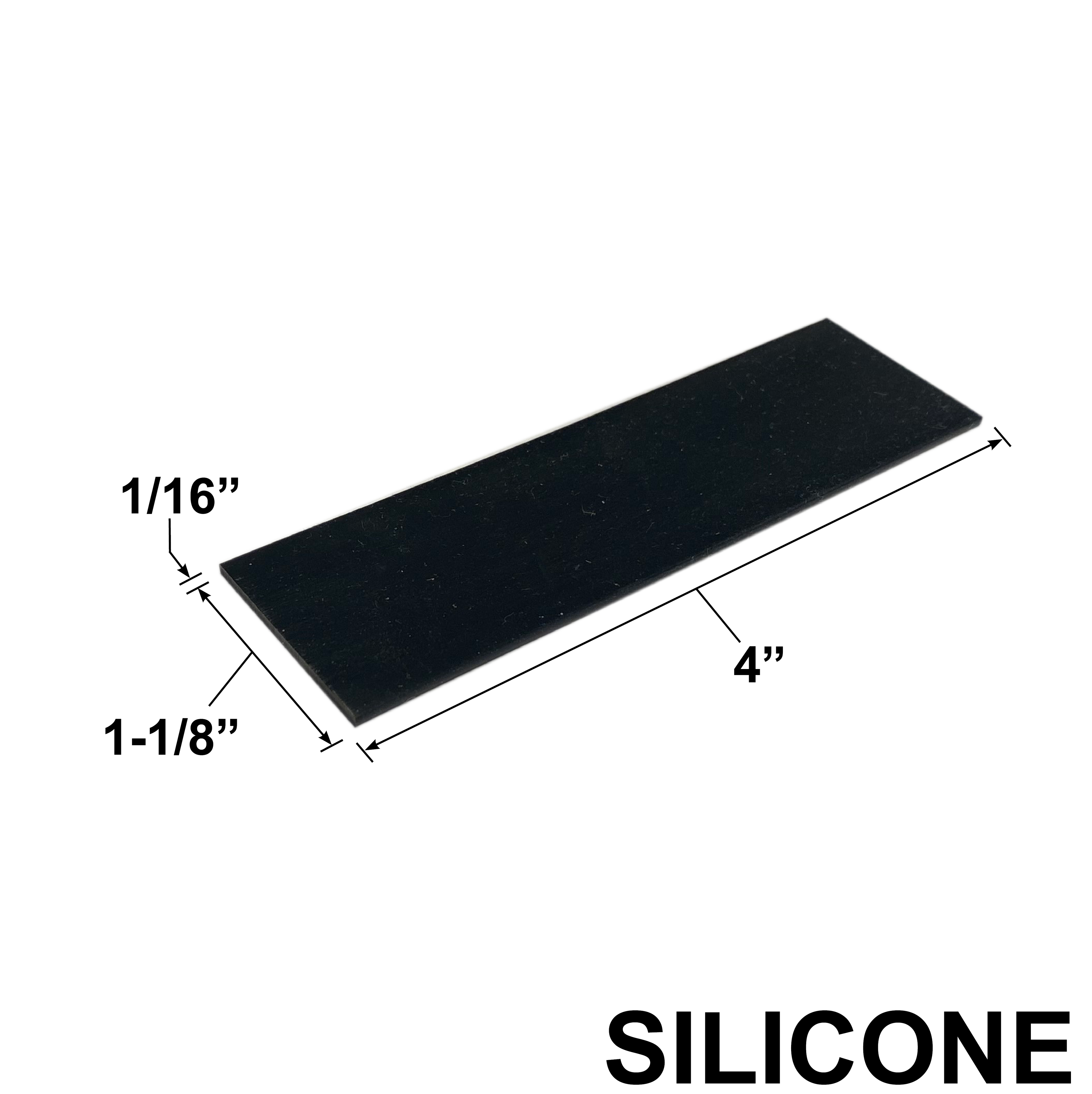 SB-SIL-1] GGH Setting Block - 1/16" X 1-1/8" X 4"