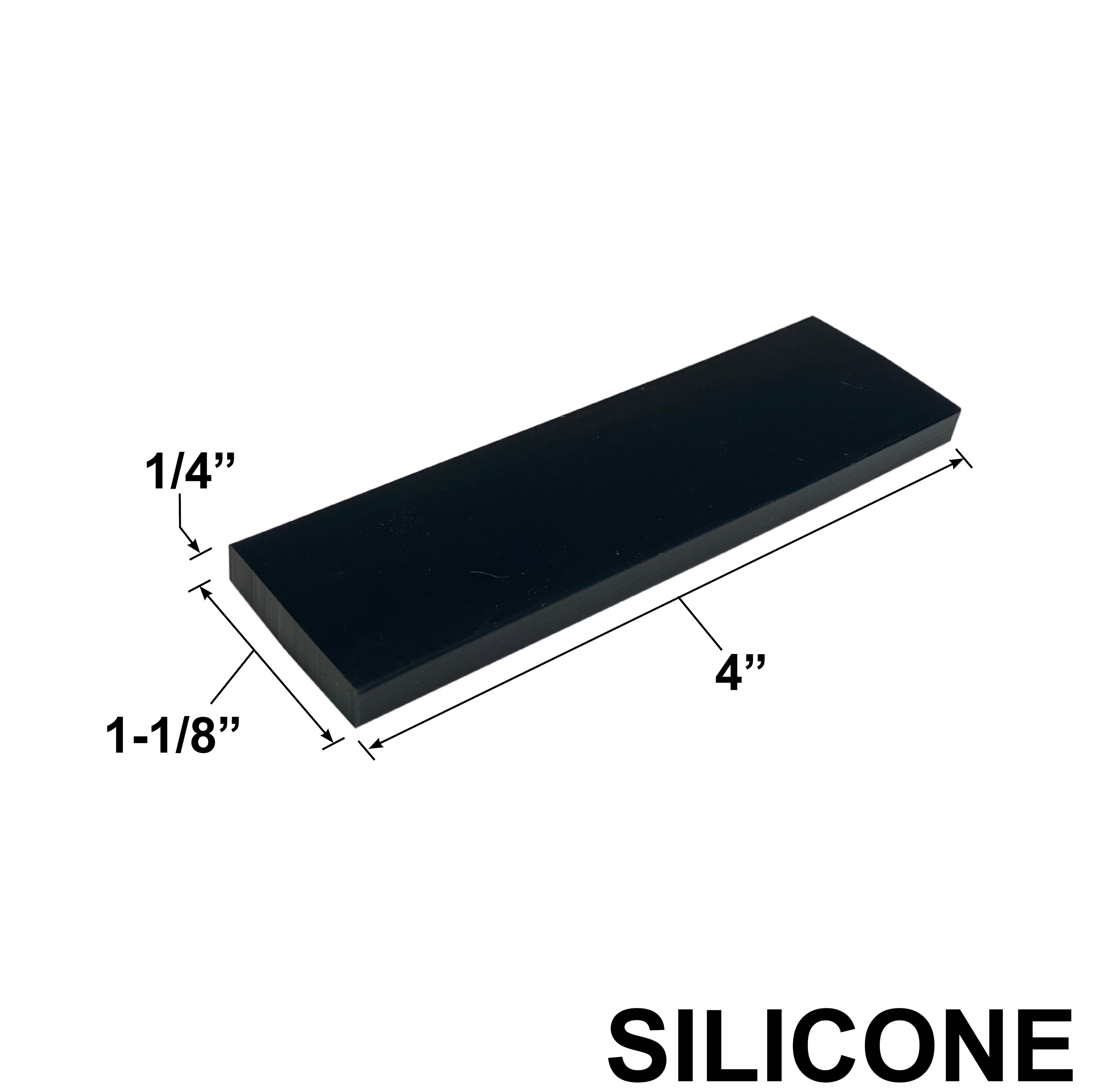 [SB-SIL-4] GGH Setting Block - 1/4" X 1-1/8" X 4"