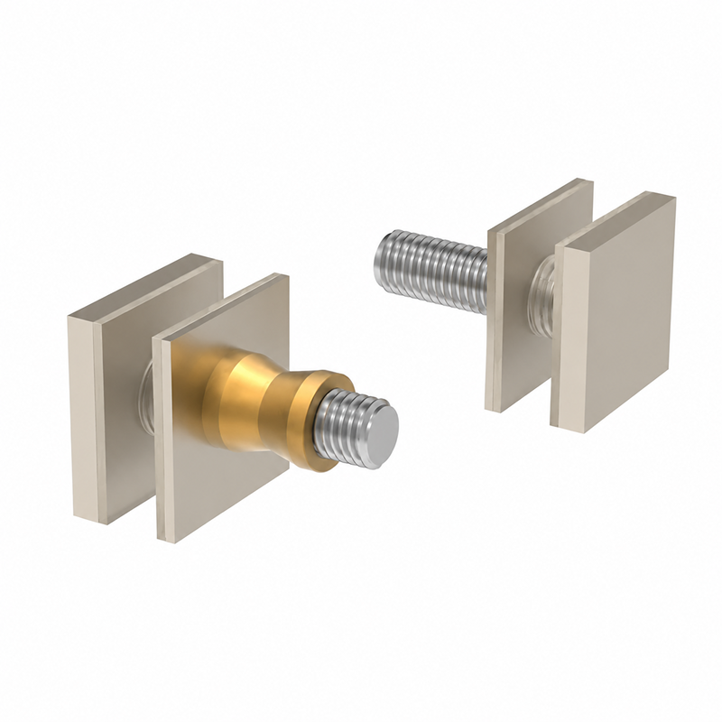 GGH Shower Handle - Washer/Stud Kit for Square Ladder Pull