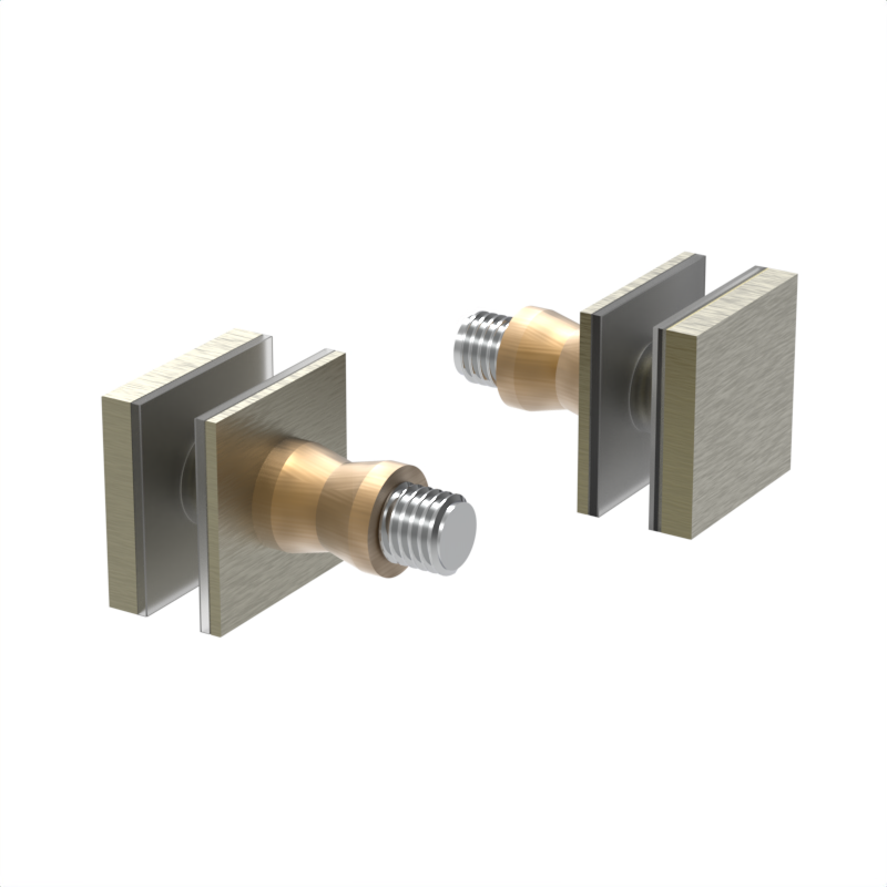 GGH Shower Handle - Washer/Stud Kit for Square Ladder Pull