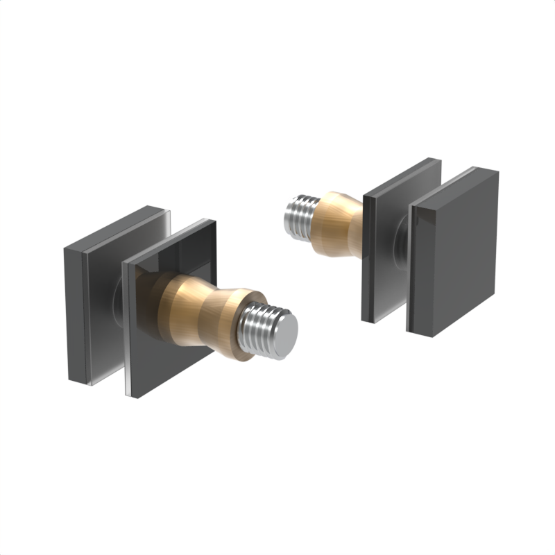 GGH Shower Handle - Washer/Stud Kit for Square Ladder Pull