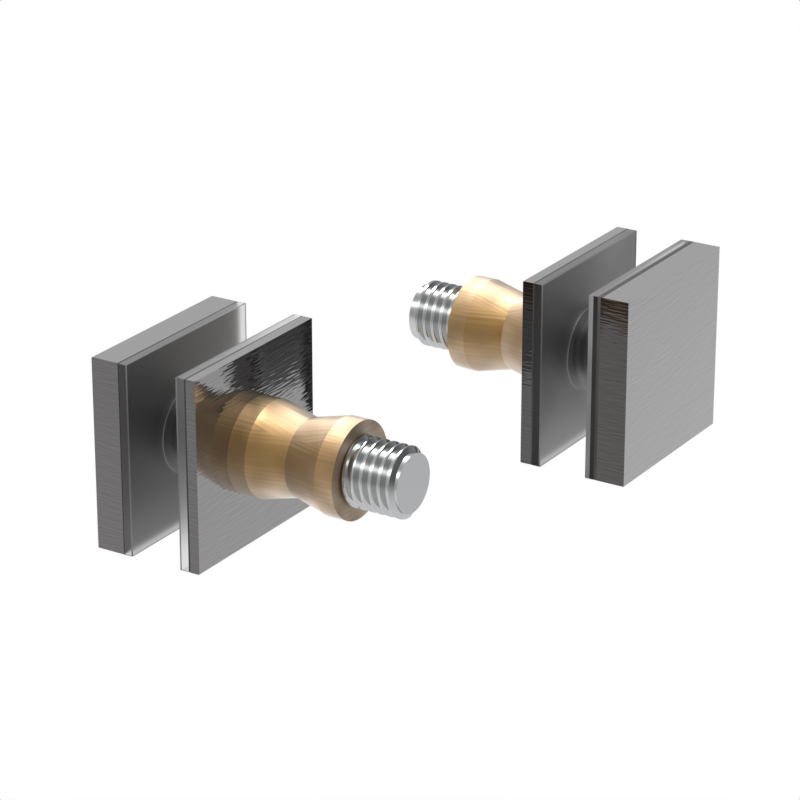 GGH Shower Handle - Washer/Stud Kit for Square Ladder Pull