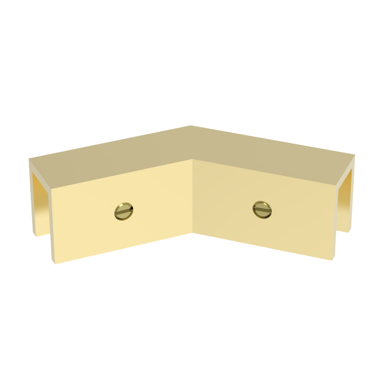 GGH Shower Clamp - Square - Sleeve Over - 135° Fixed