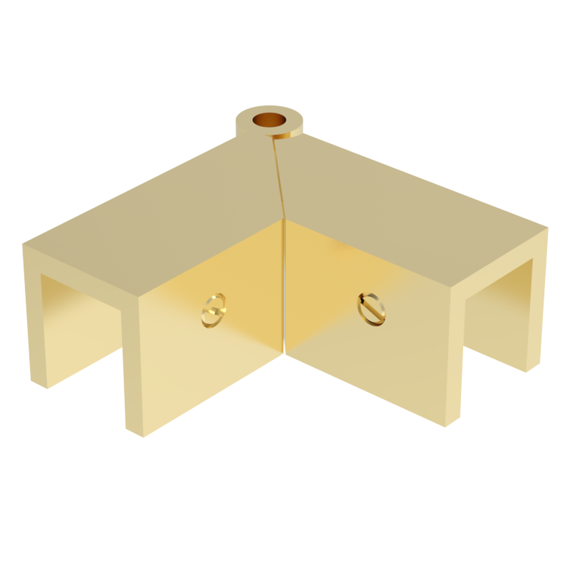 GGH Shower Clamp - Square - Sleeve Over - 90° Adjustable