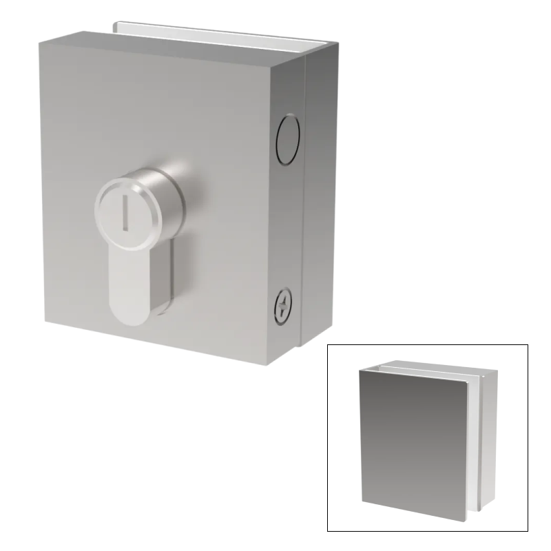 [SOLP812] GDL Series GGH Showcase Slip on Glass Door Lock