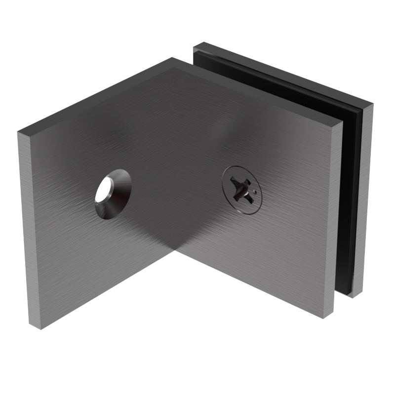GGH Shower Clamp - Square - Wall Mount, Offset