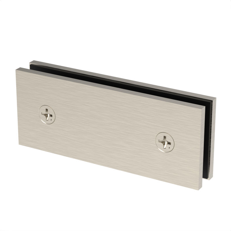 [SQC180] GGH Shower Clamp - Square - Transom Glass To Glass (Large) - 180° Fixed