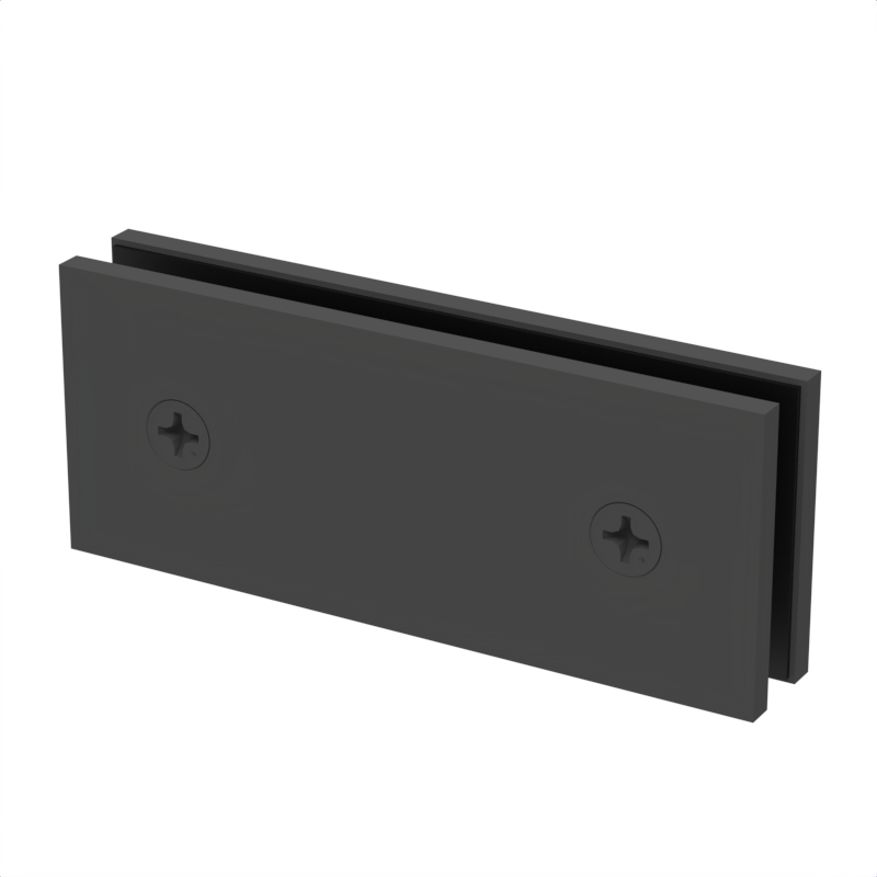 [SQC180] GGH Shower Clamp - Square - Transom Glass To Glass (Large) - 180° Fixed
