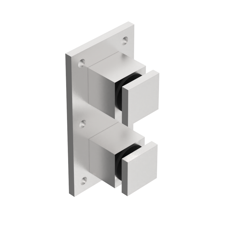 [SQSSOPLATE2] Superior Series GGH Square Standoff - 2" Standoffs With Mounting Plate
