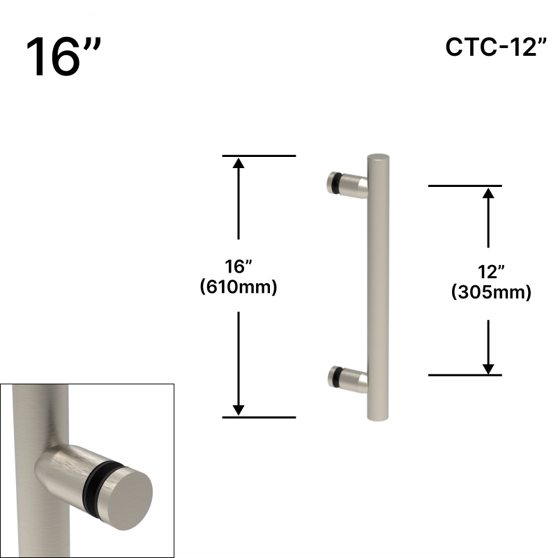 GGH Ladder Pull - 16" (12" CTC) - Single-sided