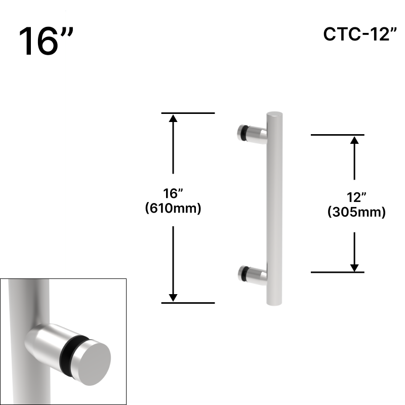GGH Ladder Pull - 16" (12" CTC) - Single-sided