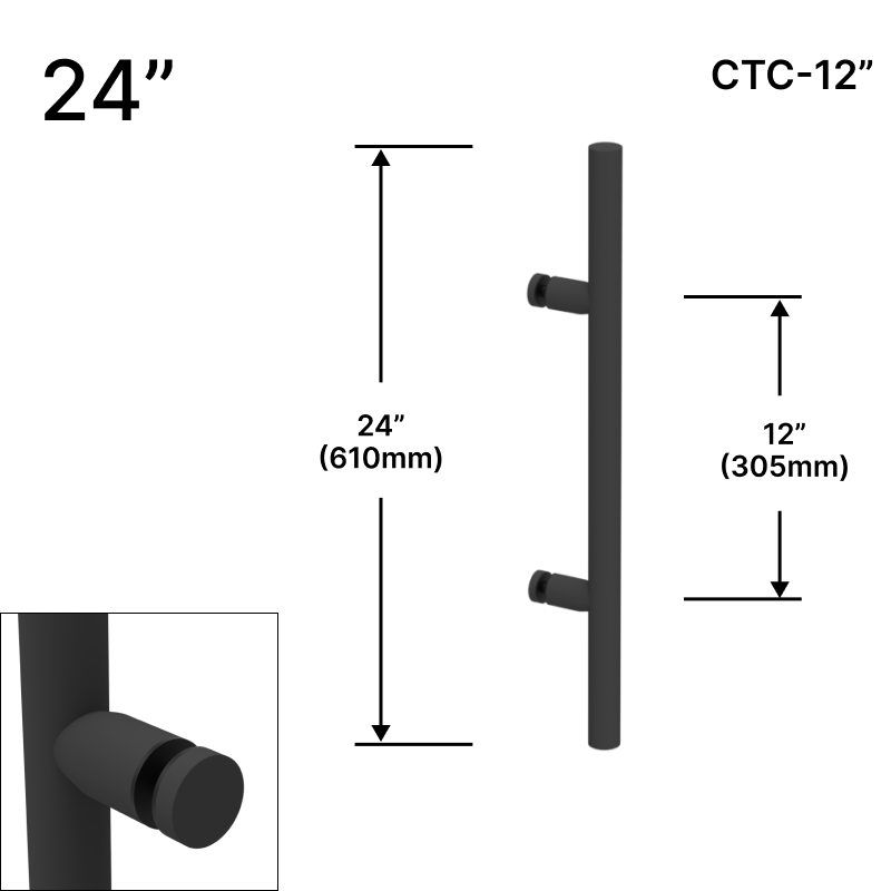 [SSLP24] GGH Ladder Pull - 24" (12" CTC) - Single-sided