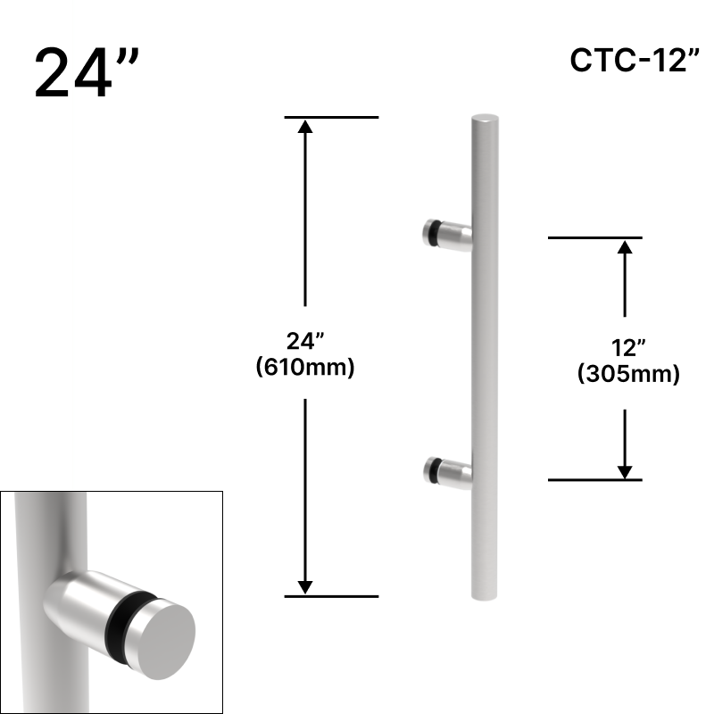 [SSLP24] GGH Ladder Pull - 24" (12" CTC) - Single-sided