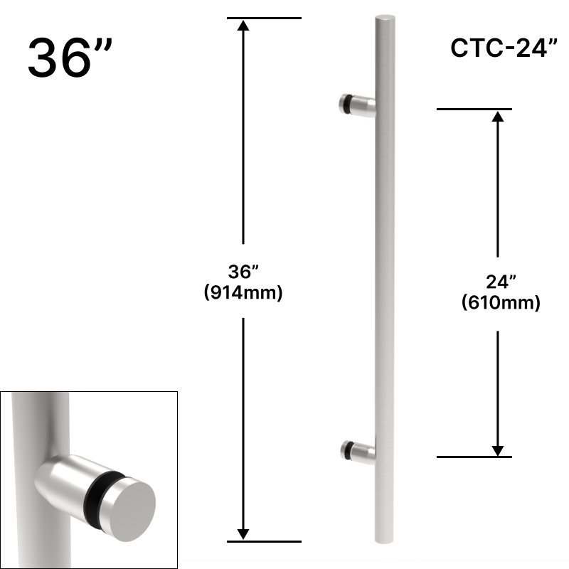 [SSLP36] GGH Ladder Pull - 36" (24" CTC) - Single-sided