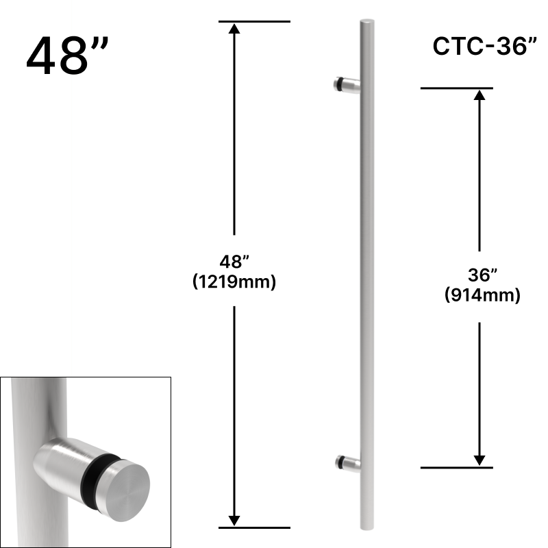 [SSLP48] GGH Ladder Pull - 48" (36" CTC) - Single-sided