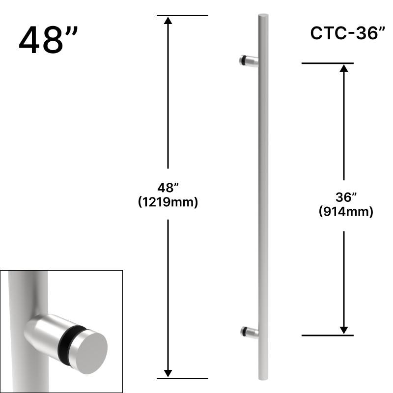 [SSLP48] GGH Ladder Pull - 48" (36" CTC) - Single-sided