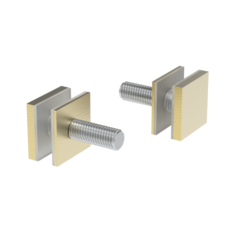 [SWSH] GGH Shower Handle - Square Washer/Stud Kit for Single-Sided Shower Handle