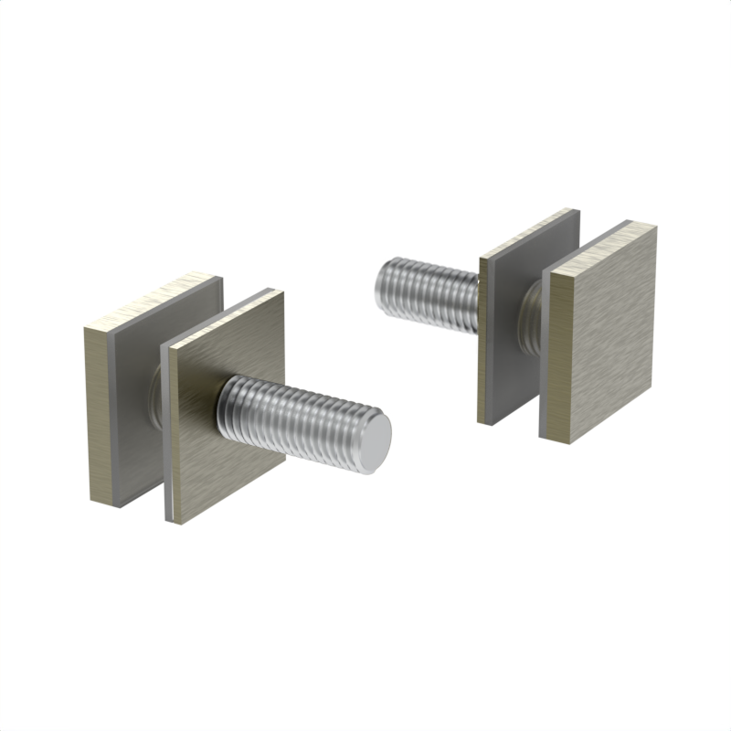 GGH Shower Handle - Square Washer/Stud Kit for Single-Sided Shower Handle