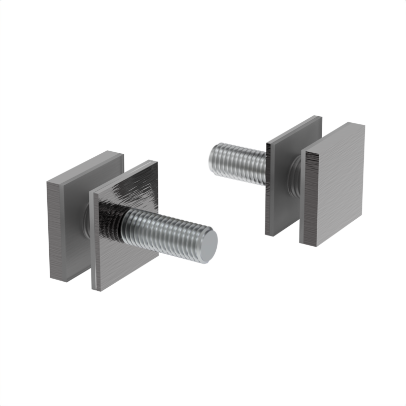 GGH Shower Handle - Square Washer/Stud Kit for Single-Sided Shower Handle