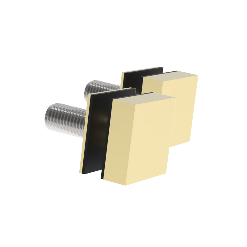 GGH Ladder Pull - Square Washer/Stud Kit for Single-Sided & Combination Ladder Pull
