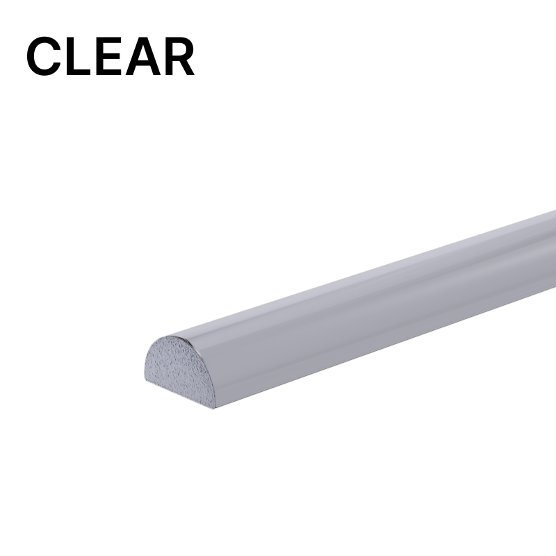GGH Shower Sliding Door Kits - Threshold - 98" Length - Half-Moon Profile
