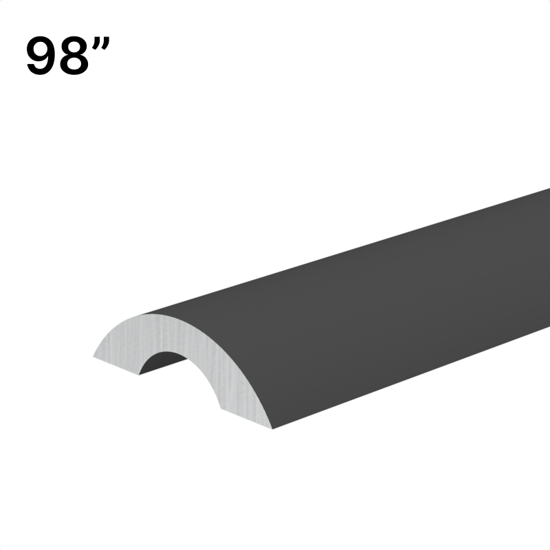 GGH Shower Sliding Door Kits - Threshold - 98" Length - Half-Moon Profile