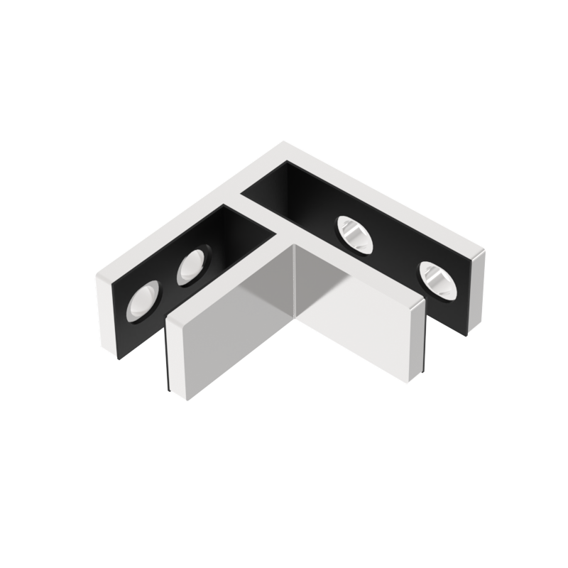 GGH Railing Connector - 90° Glass to Glass