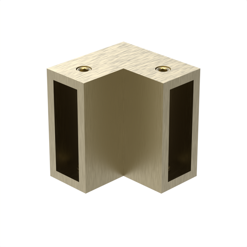 GGH Tranquility Shower Sliding Door Kit - 90° Corner Bracket