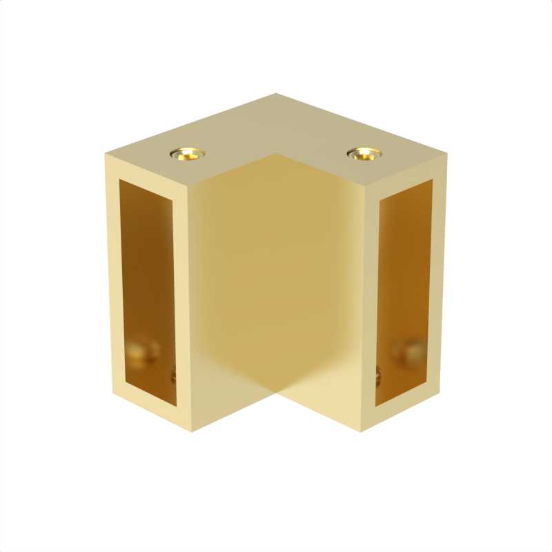 GGH Tranquility Shower Sliding Door Kit - 90° Corner Bracket