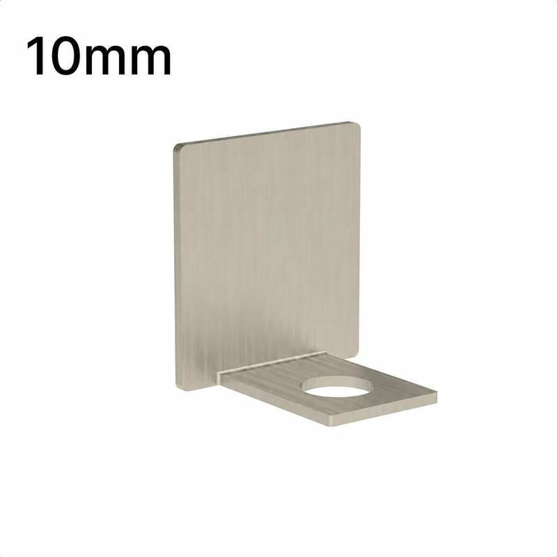 GGH Shower U-Channel - 10mm Glass - End Cap
