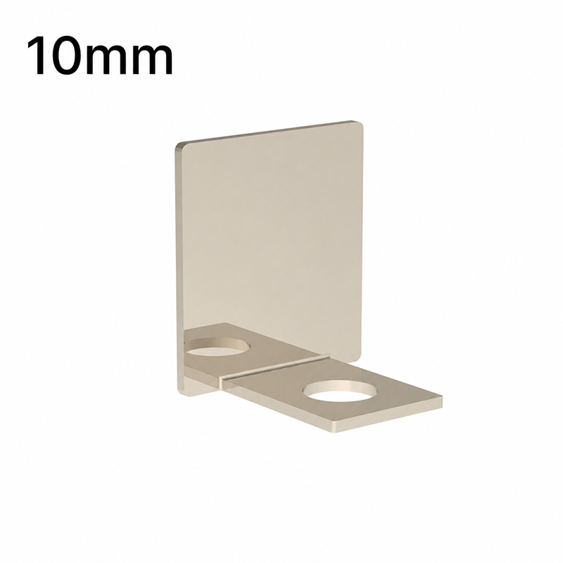 GGH Shower U-Channel - 10mm Glass - End Cap