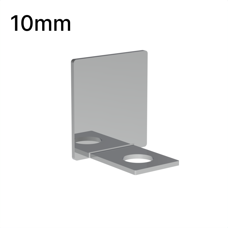 [UCEND10] GGH Shower U-Channel - 10mm Glass - End Cap