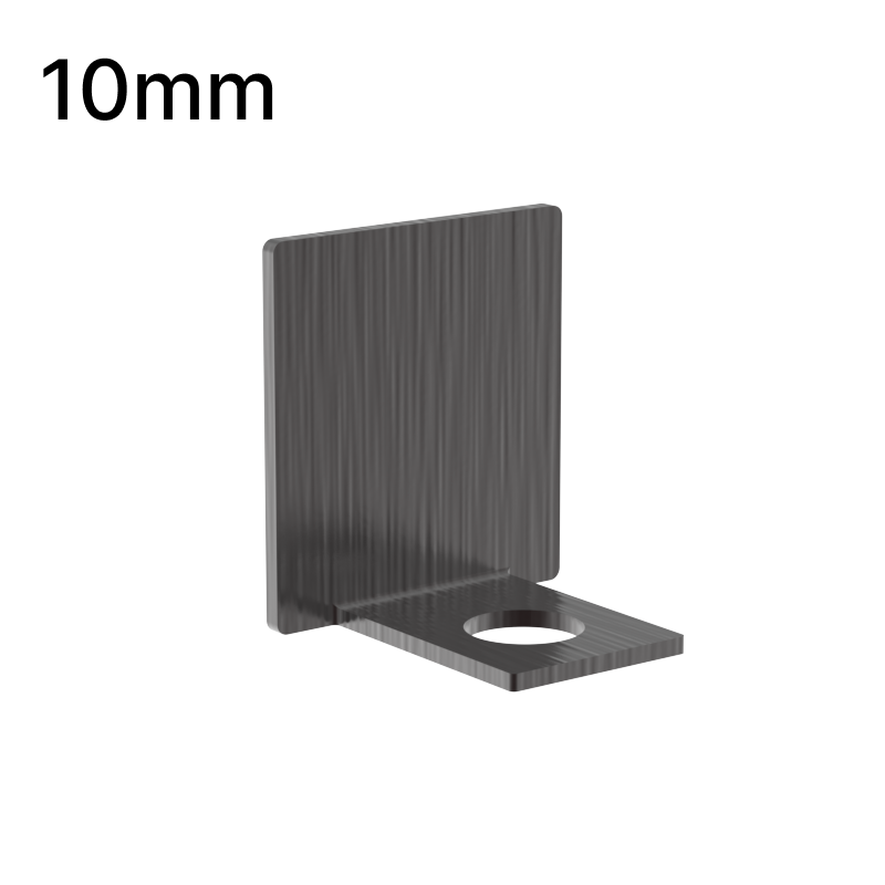 GGH Shower U-Channel - 10mm Glass - End Cap