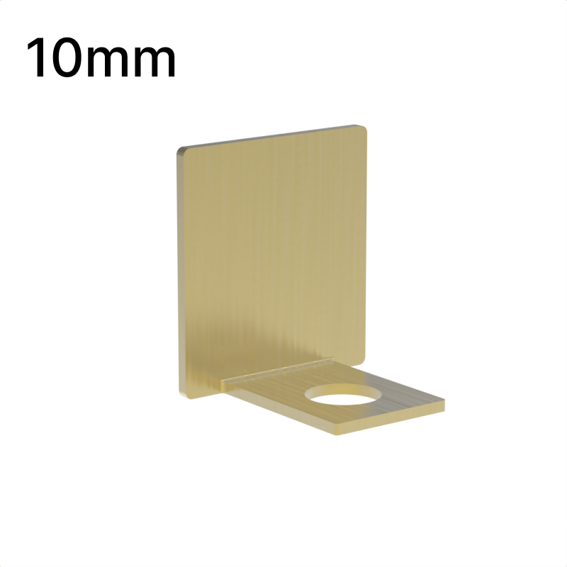 [UCEND10] GGH Shower U-Channel - 10mm Glass - End Cap
