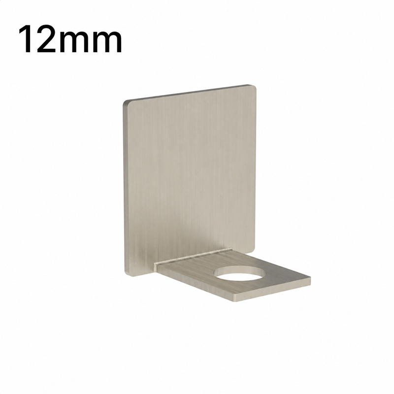GGH Shower U-Channel - 12mm Glass - End Cap