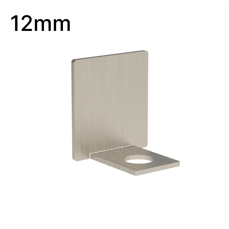 [UCEND12] GGH Shower U-Channel - 12mm Glass - End Cap