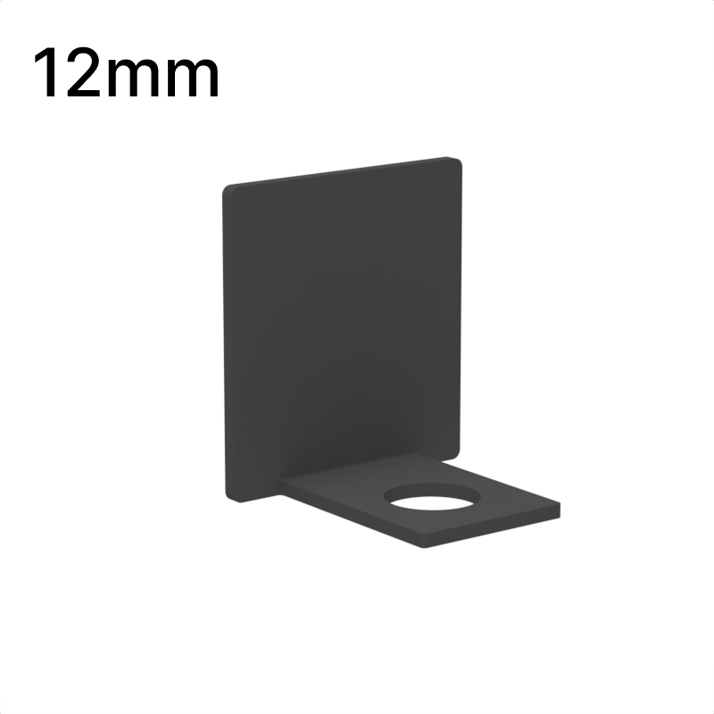 [UCEND12] GGH Shower U-Channel - 12mm Glass - End Cap