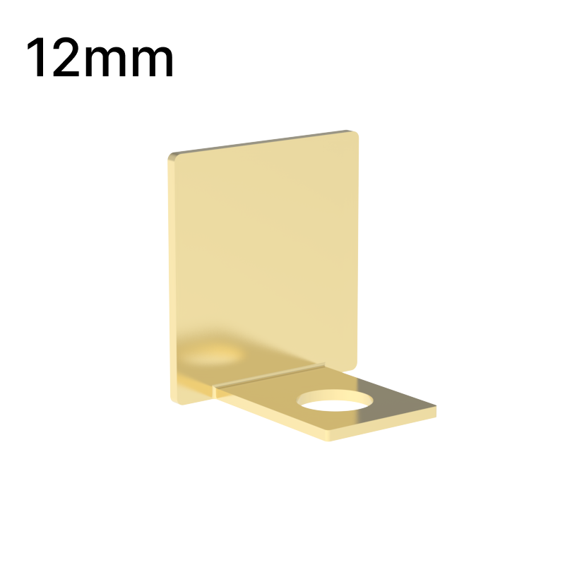 GGH Shower U-Channel - 12mm Glass - End Cap