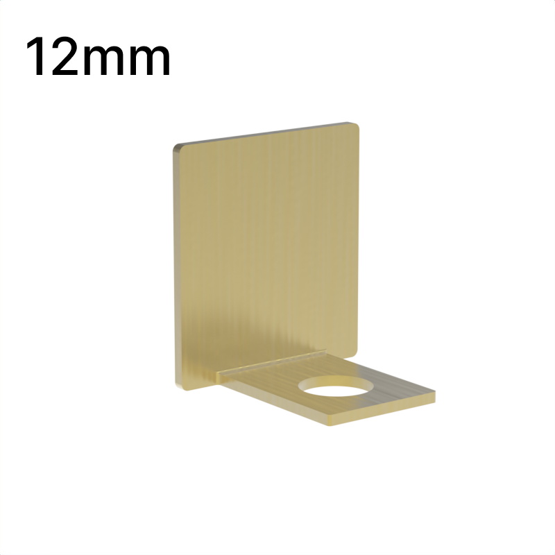 [UCEND12] GGH Shower U-Channel - 12mm Glass - End Cap