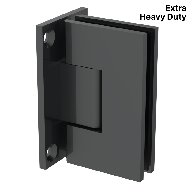 GGH Shower Hinge - Square Extra Heavy Duty - Wall Mount, Full Plate