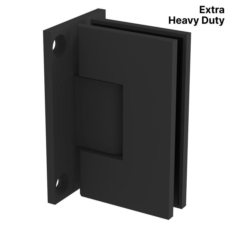 GGH Shower Hinge - Square Extra Heavy Duty - Wall Mount, Full Plate