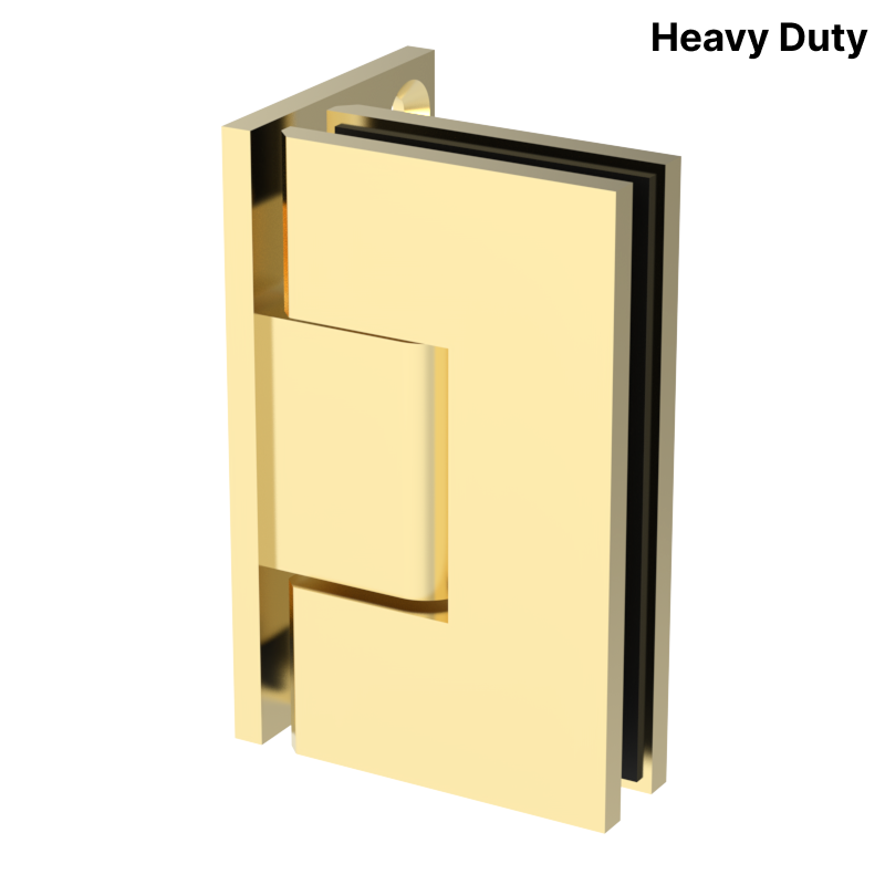 GGH Shower Hinge - Square Heavy Duty - Wall Mount, Offset