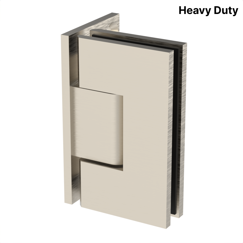 [VIV044] VIVIAN Series GGH Shower Hinge - Square Heavy Duty - Wall Mount, Offset