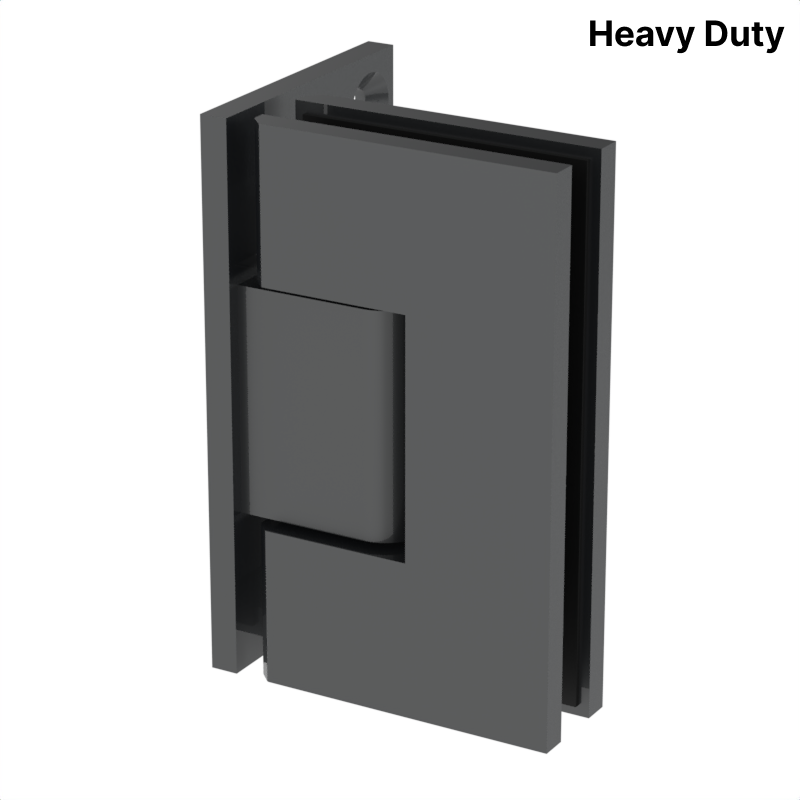 [VIV044] VIVIAN Series GGH Shower Hinge - Square Heavy Duty - Wall Mount, Offset