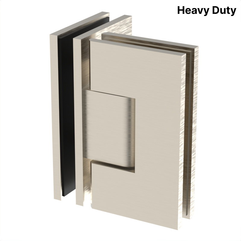 [VIV092] VIVIAN Series GGH Shower Hinge - Square Heavy Duty - Glass to Glass 90°