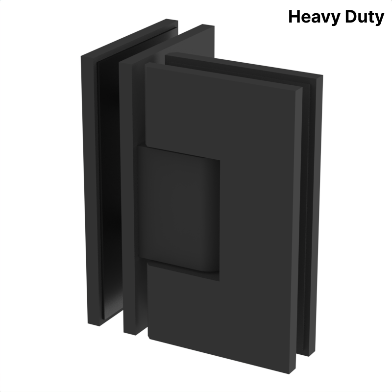 [VIV092] VIVIAN Series GGH Shower Hinge - Square Heavy Duty - Glass to Glass 90°