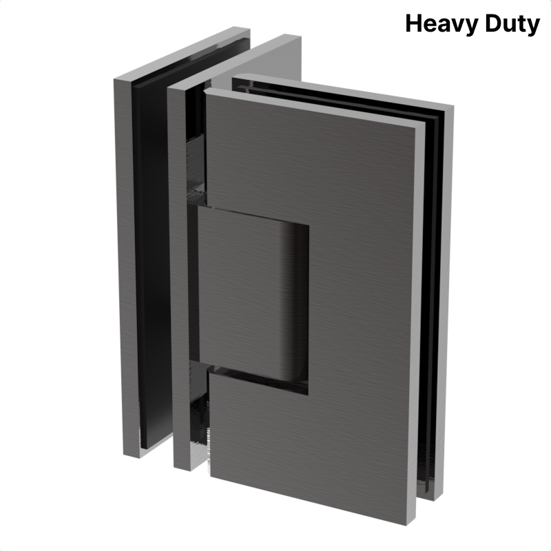 [VIV092] VIVIAN Series GGH Shower Hinge - Square Heavy Duty - Glass to Glass 90°