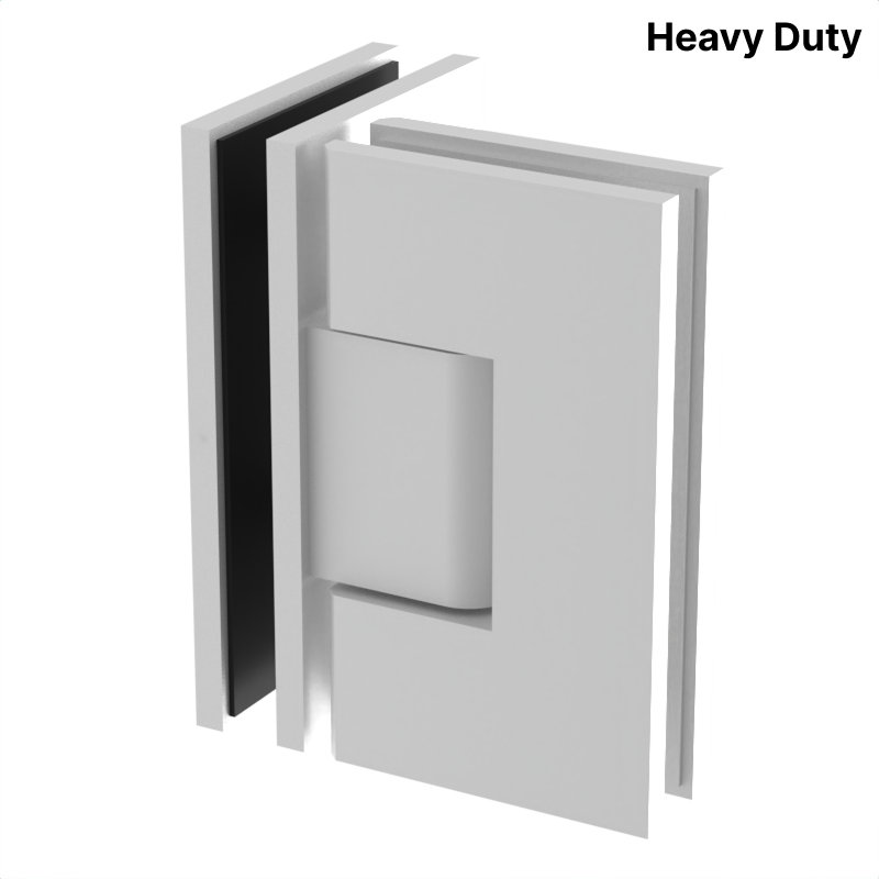 [VIV092] VIVIAN Series GGH Shower Hinge - Square Heavy Duty - Glass to Glass 90°