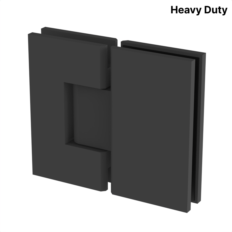 [VIV180] VIVIAN Series GGH Shower Hinge - Square Heavy Duty - Glass Mount 180°