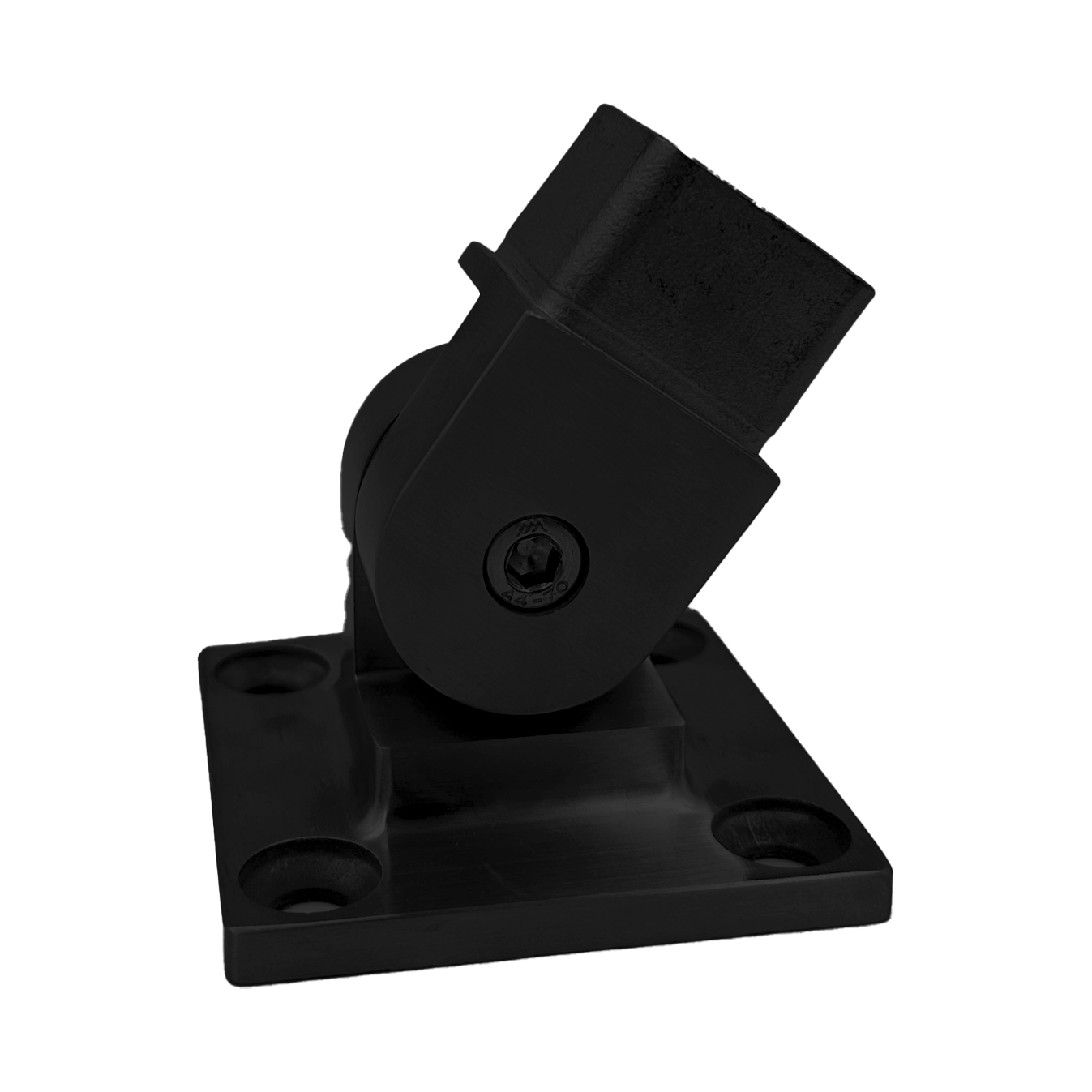 [WF40ADJ] HRAIL Series GGH Handrail - Wall Mount Flange for 40mm Square Handrail - Adjustable